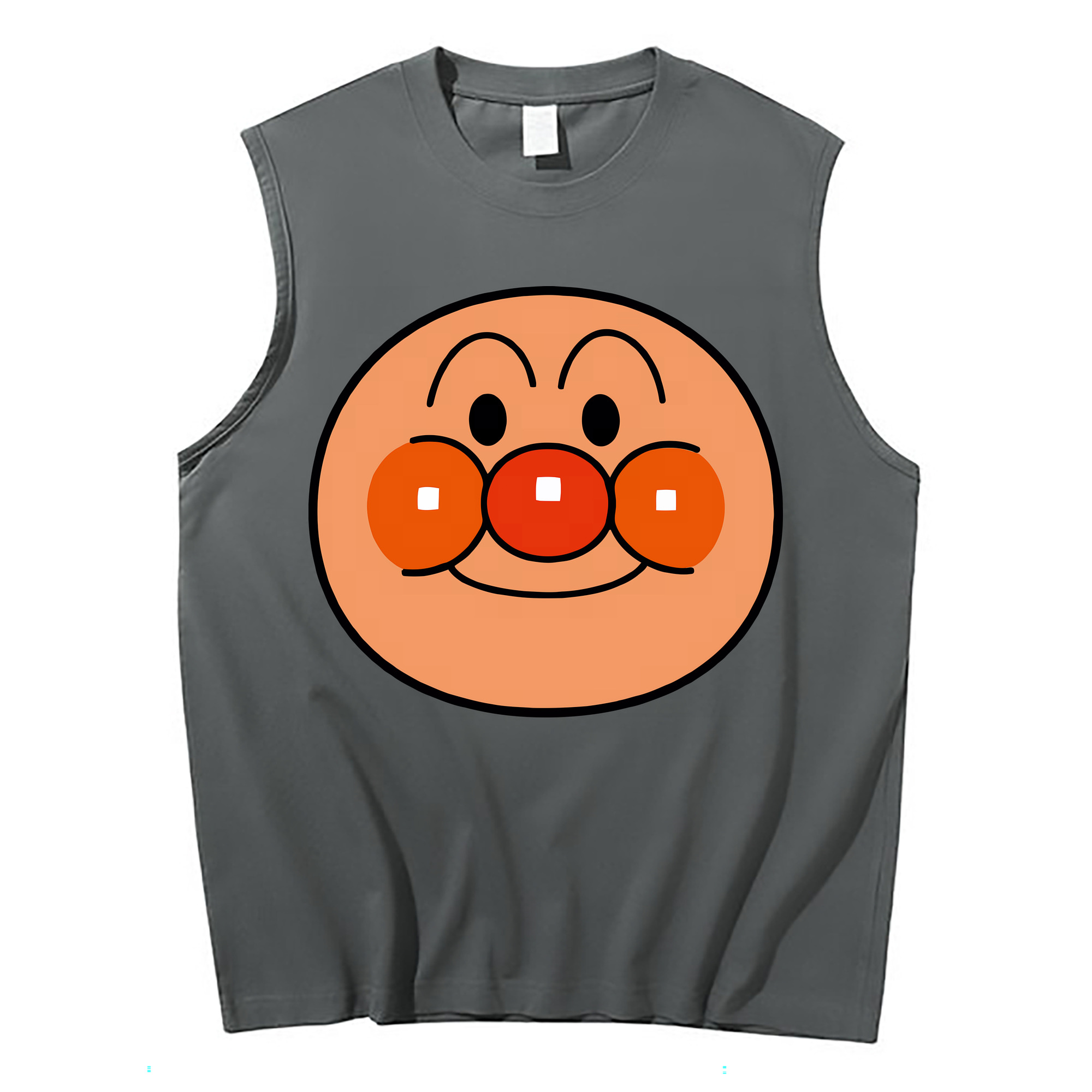 （画像用） アンパンマン Anpanman コットン100％タンクトップ（フロントプリント）